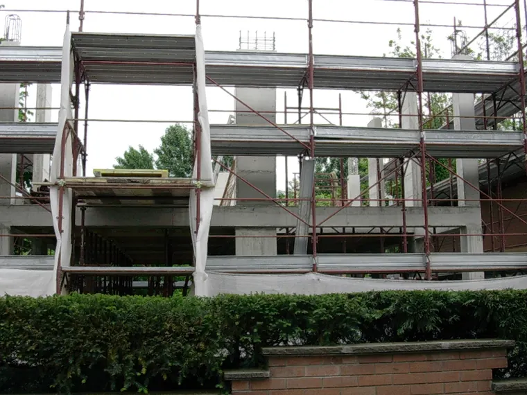 Telaio portante di un edificio in cemento armato